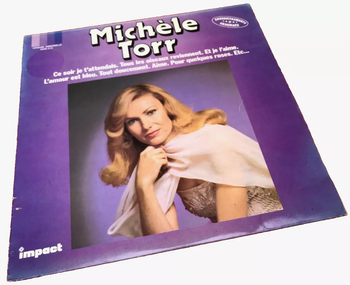 Album Vinyle 33 tours  Michel Torr  Enregistrements originaux  Ce soir je t' attendais