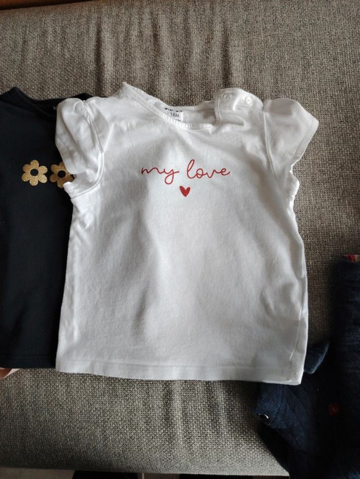 Lot t-shirts 18 mois kiabi - photo numéro 3
