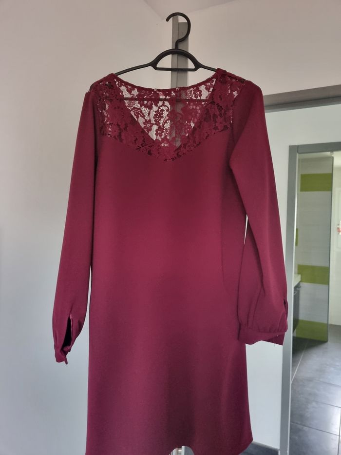 Robe Camaïeu Bordeaux - photo numéro 2