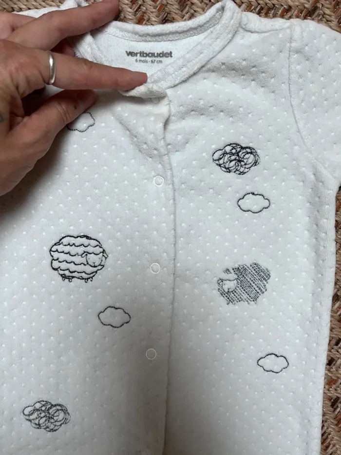 Pyjama Vertbaudet 6M - photo numéro 3