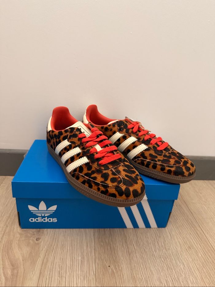 Adidas Samba OG Preloved Red Leopard - photo numéro 2