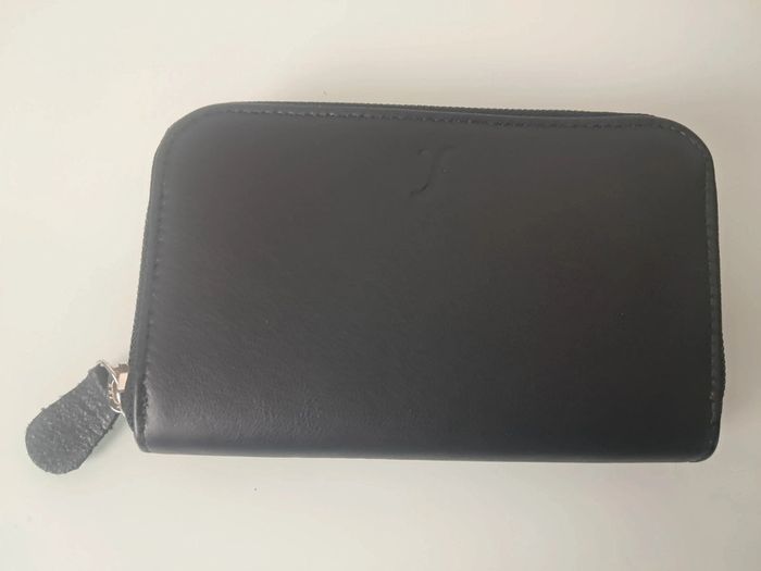 Jean Louis Fourés des ateliers fourés portefeuille cuir noir neuf - photo numéro 4