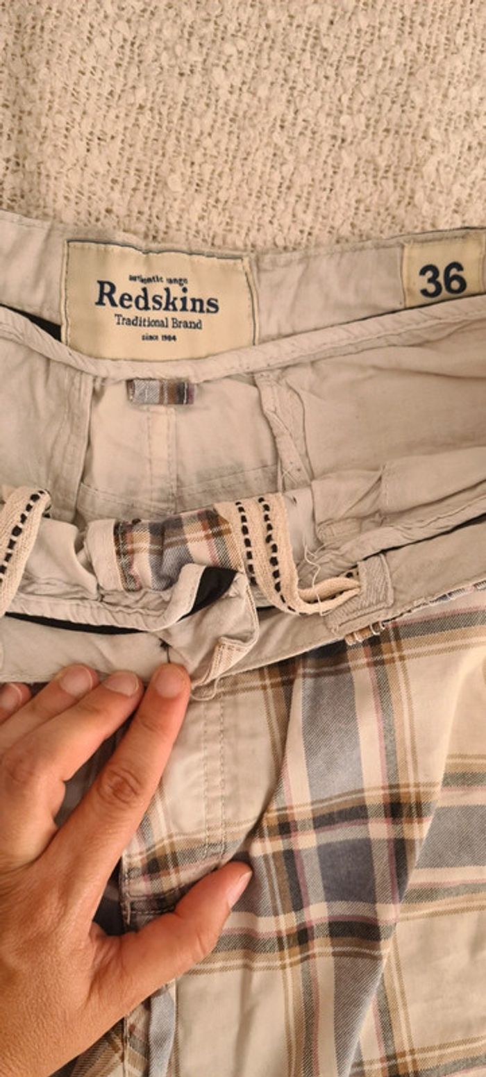 Short redskins à carreaux - photo numéro 2