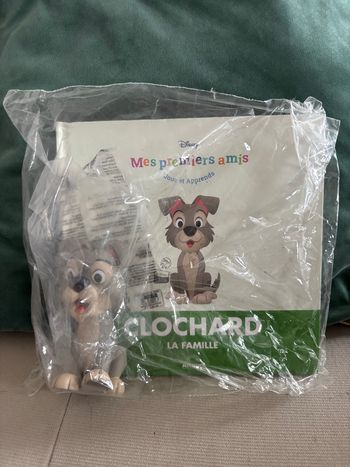 Figurine + Livre Clochard n 27 Mes Premiers Amis Disney Altaya