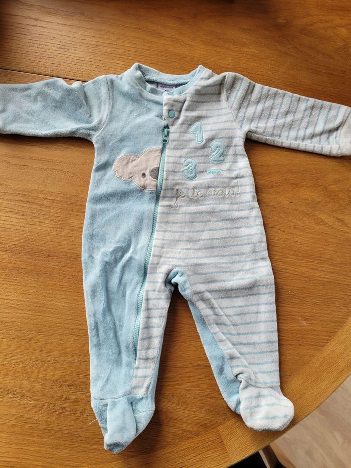 Pyjama velours zip