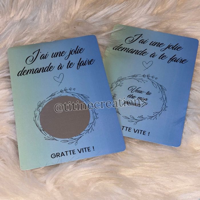 Carte à gratter annonce spécial✨ - photo numéro 2