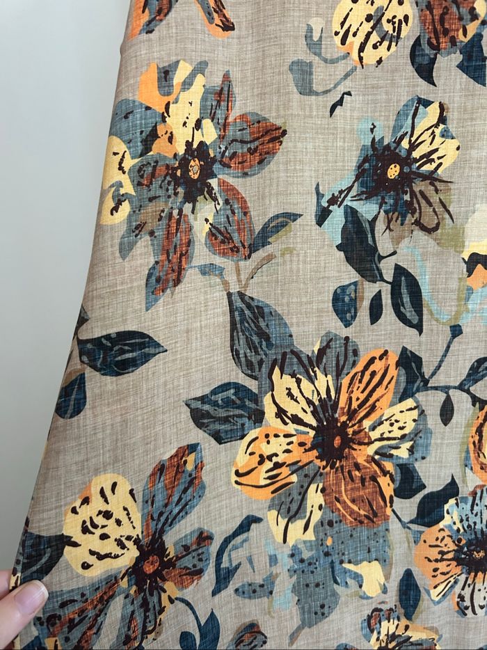 Robe longue marron à motifs Neuve Shein Taille XL - photo numéro 5