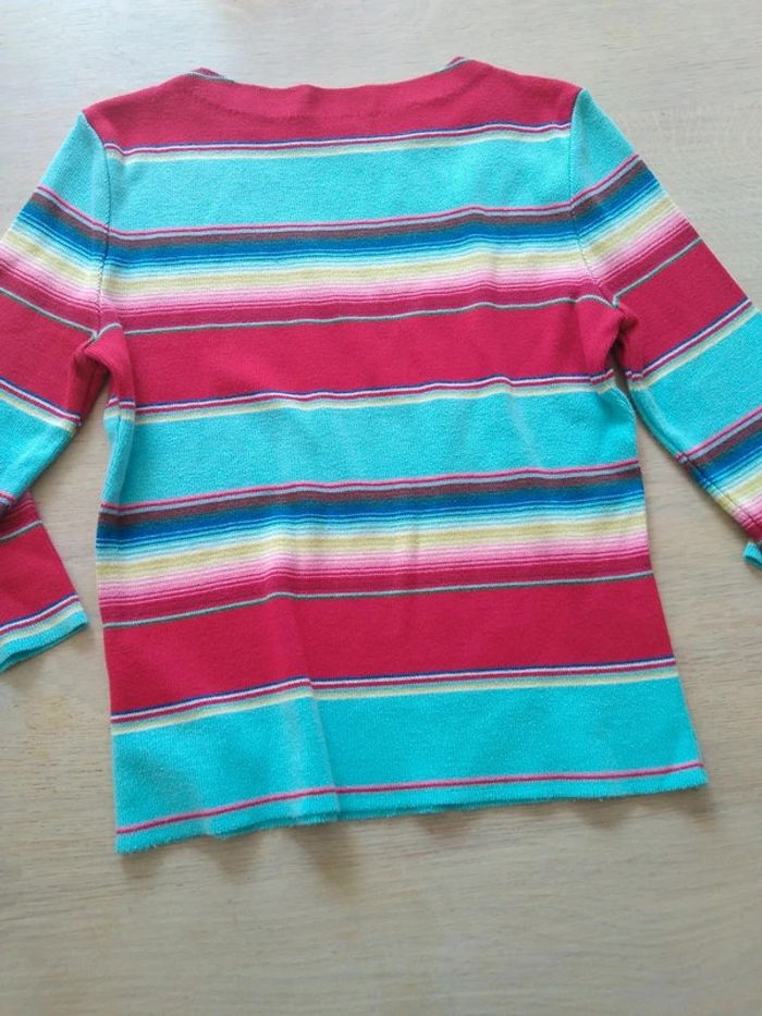 Pull fin multicolore taille 2 - photo numéro 4