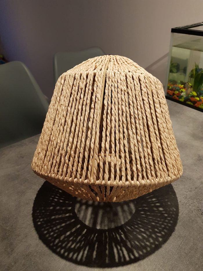 Lustre style rotin - photo numéro 4