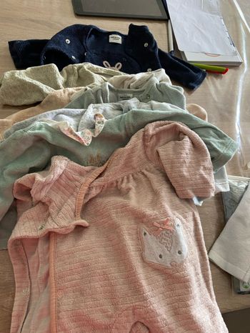 Pyjamas bébés fille 1 mois