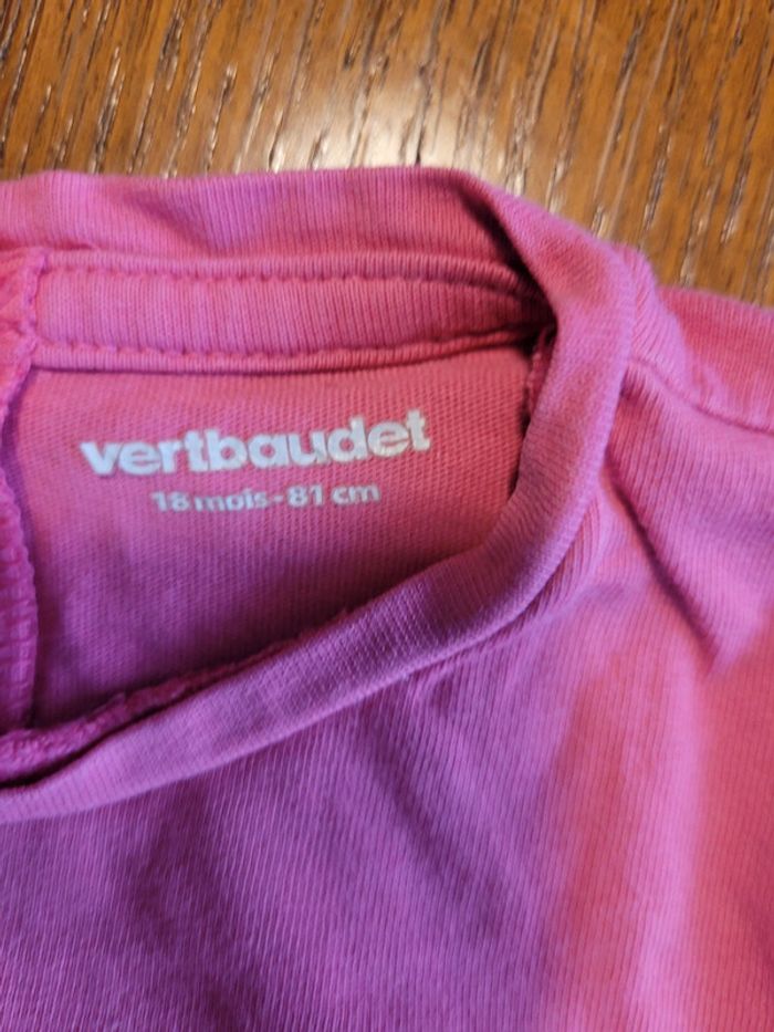 Tee-shirt Vertbaudet 18 mois - photo numéro 2