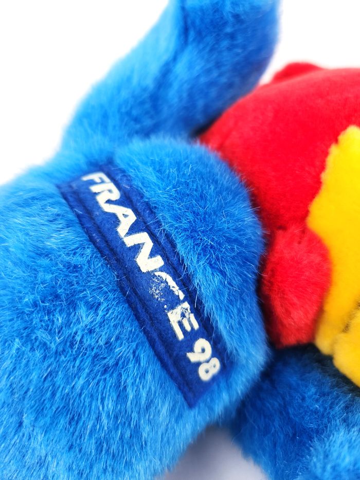Peluche Mascotte Footix - Coupe du Monde 1998 - Total Vintage - photo numéro 5