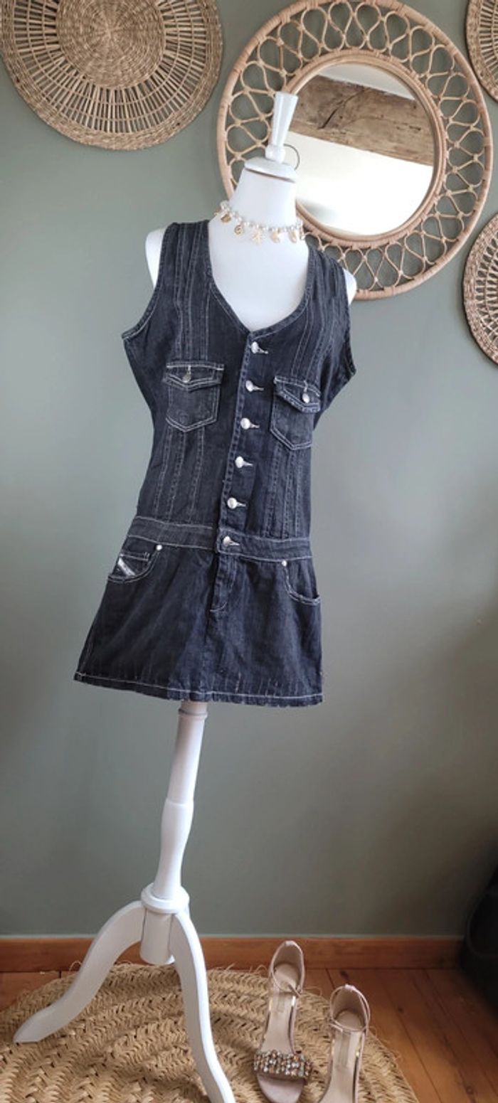Robe en Jeans salopette Miss Fang Taille XL - photo numéro 2