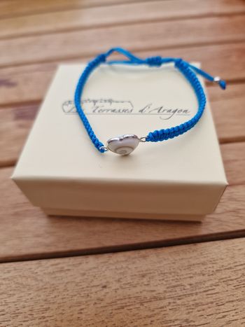 Bracelet œil de sainte lucie bleu les terrasses d aragon
