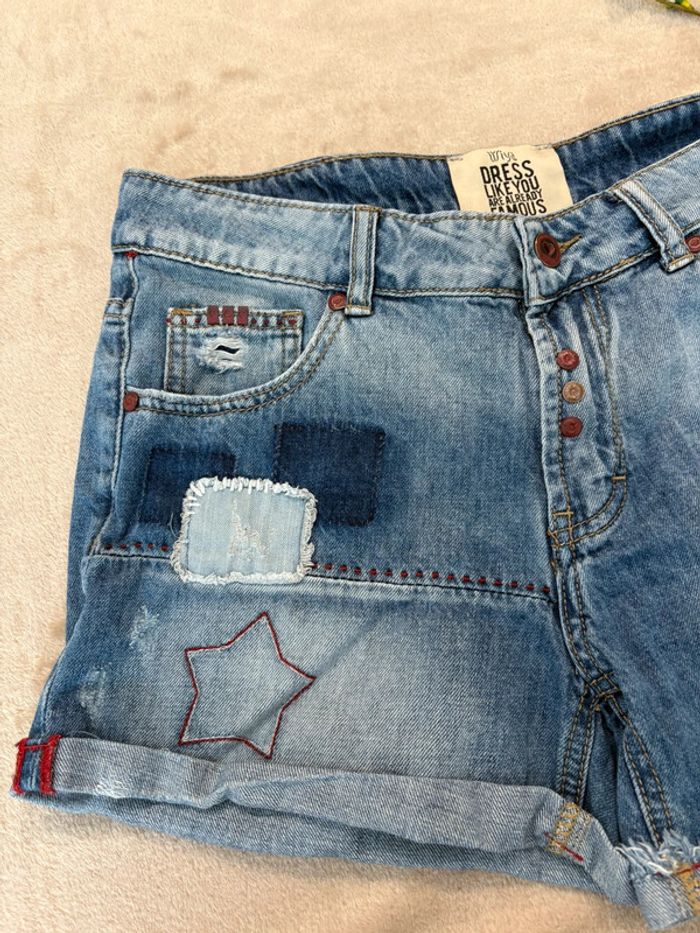 Short en jean femme M - photo numéro 4