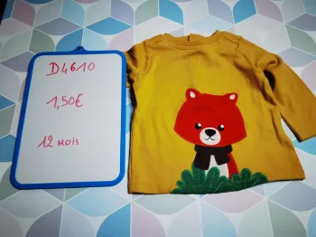 D4610 - tee-shirt garçon 12 mois