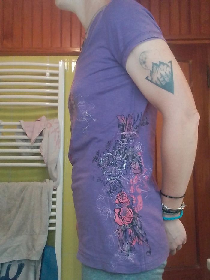 T-shirt femme violet EDC by Esprit - photo numéro 6