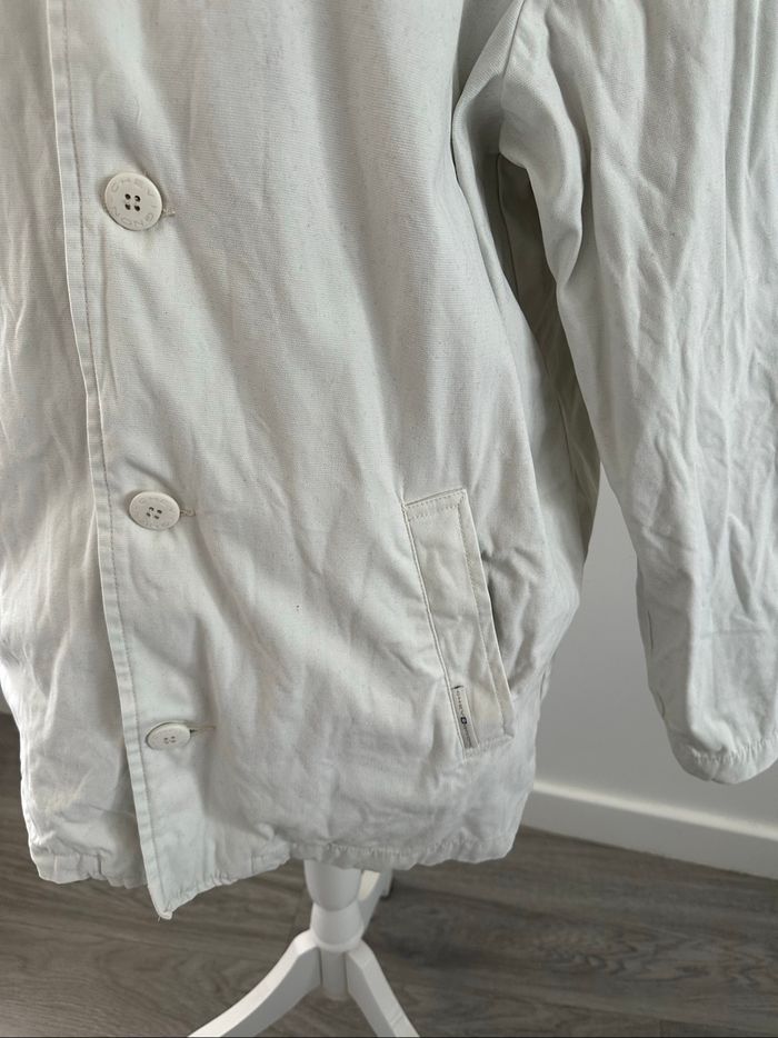 Veste coupe vent blanc crème Chevignon TXL - photo numéro 4