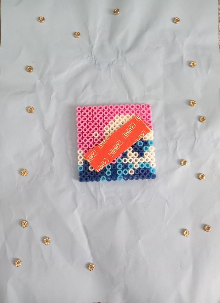 Prix négociable déco mur thème été perle hama - photo numéro 2