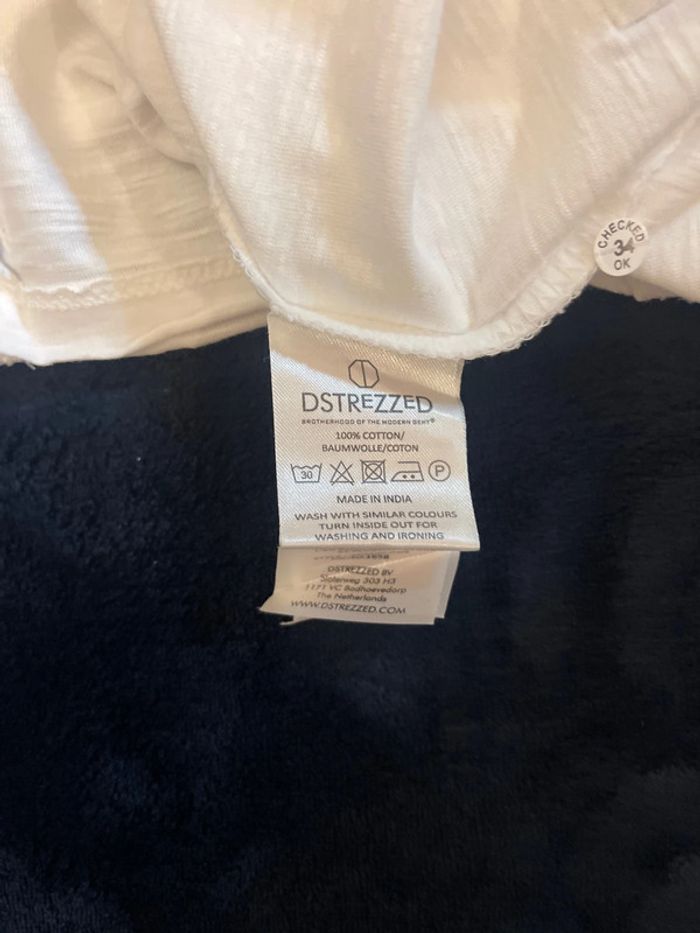 Dstrezzed - Tee-shirt « McQueen » blanc, taille S - photo numéro 6