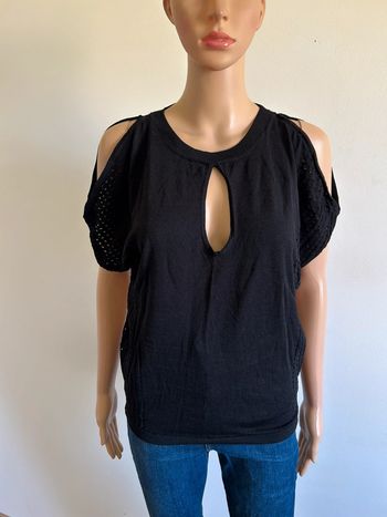 Pull noir à manches courtes Morgan taille XS en excellent état