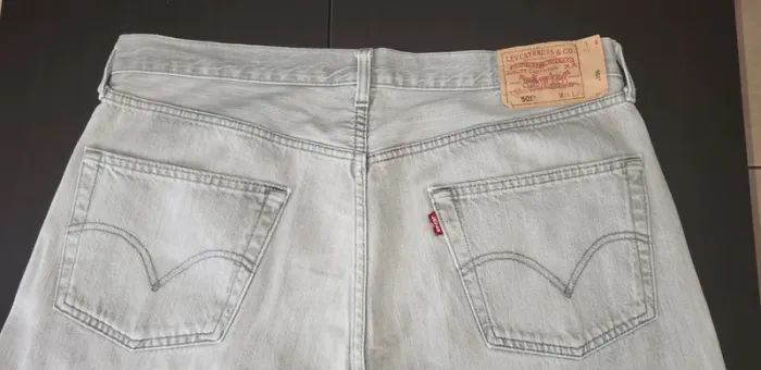 Jean levi's 501 gris homme W36L34 - photo numéro 6