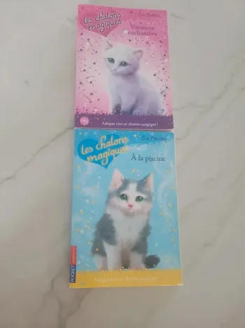 Lot 2 livres Les Chatons Magiques Sue Bentley