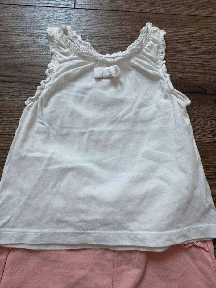Short et t-shirt 12 mois - photo numéro 2