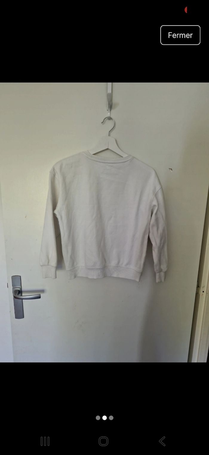 Ensemble de sport Haut +jogging blanc - photo numéro 5