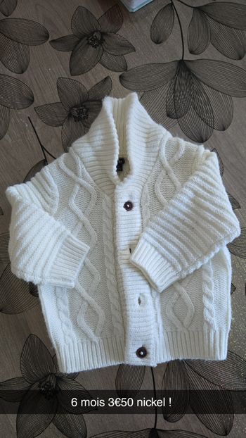 Gilet 6 mois 