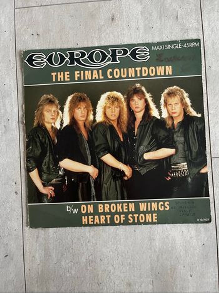 Disque 45 tours Europe The final Countdown
