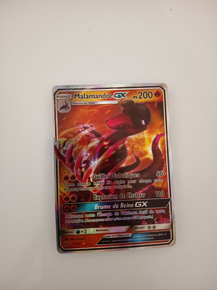 Carte pokémon Malamandre