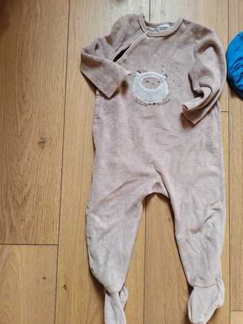 Pyjama velours tape à l'œil 18 mois