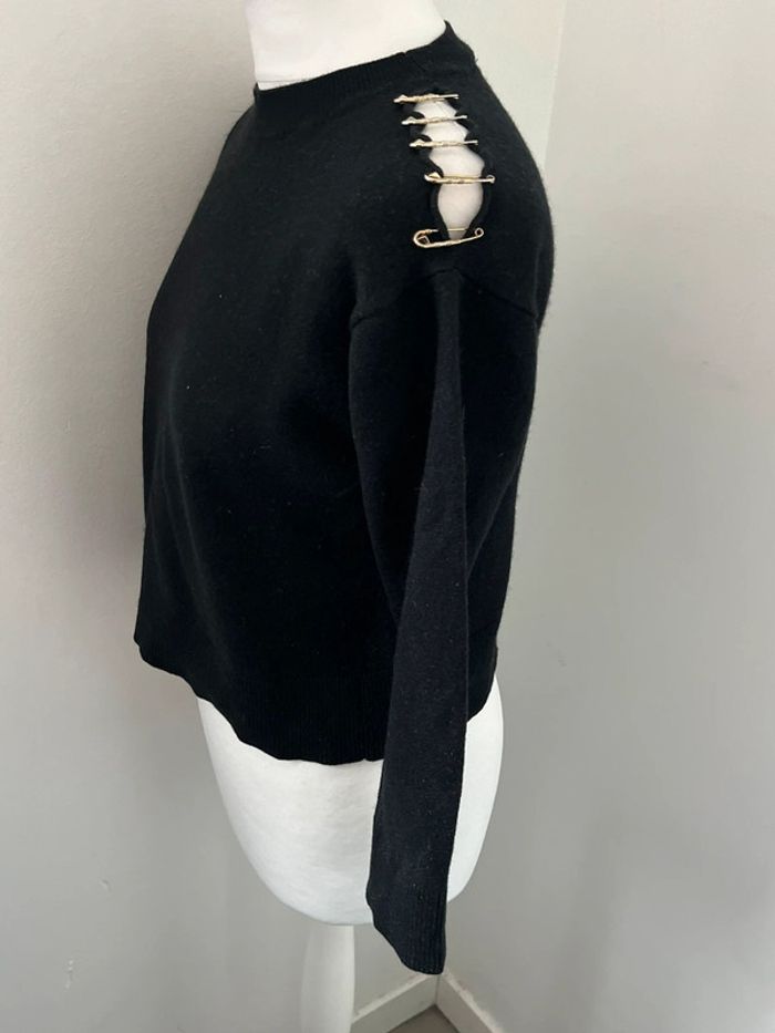 Pull noir laine et cachemire The Kooples XS - photo numéro 3