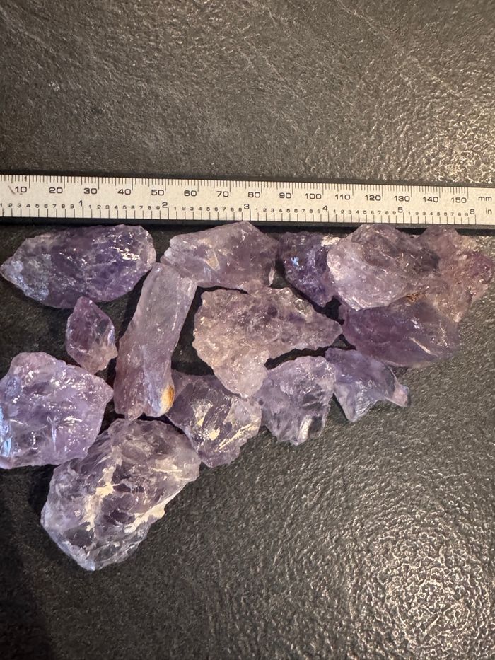 Lot de 255 g d’améthyste brute – pierres naturelles violettes - photo numéro 4
