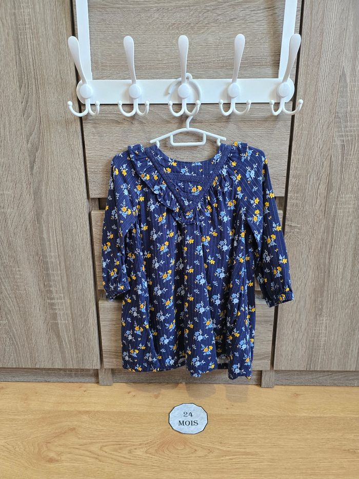 Vêtement Bébé Fille - Ensemble : Robe + Gilet - Sergent Major - 24 mois 86 cm - photo numéro 5