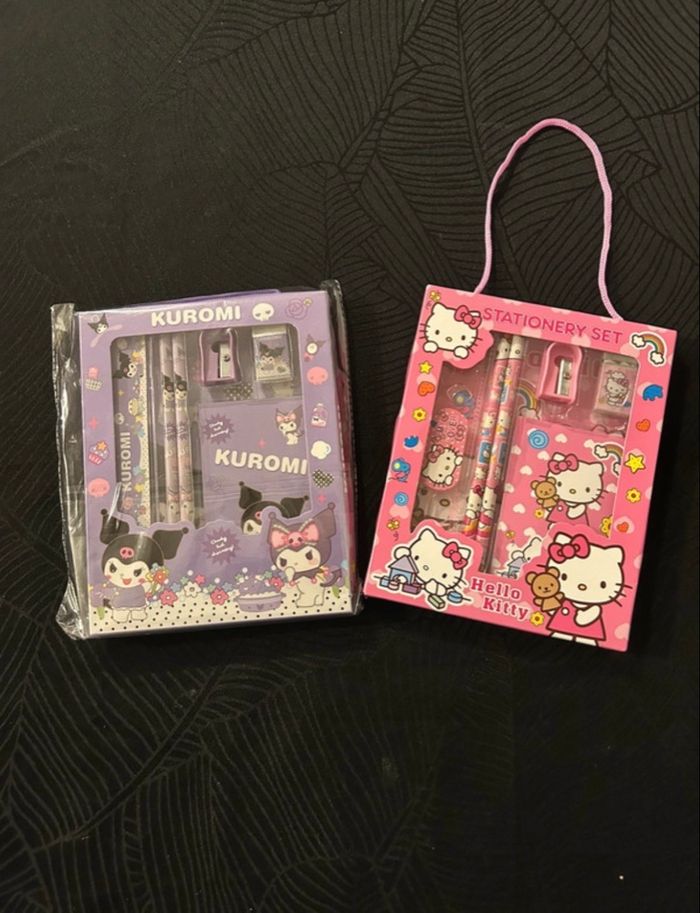 Mini Coffret Papeterie Hello Kitty & Kuromi