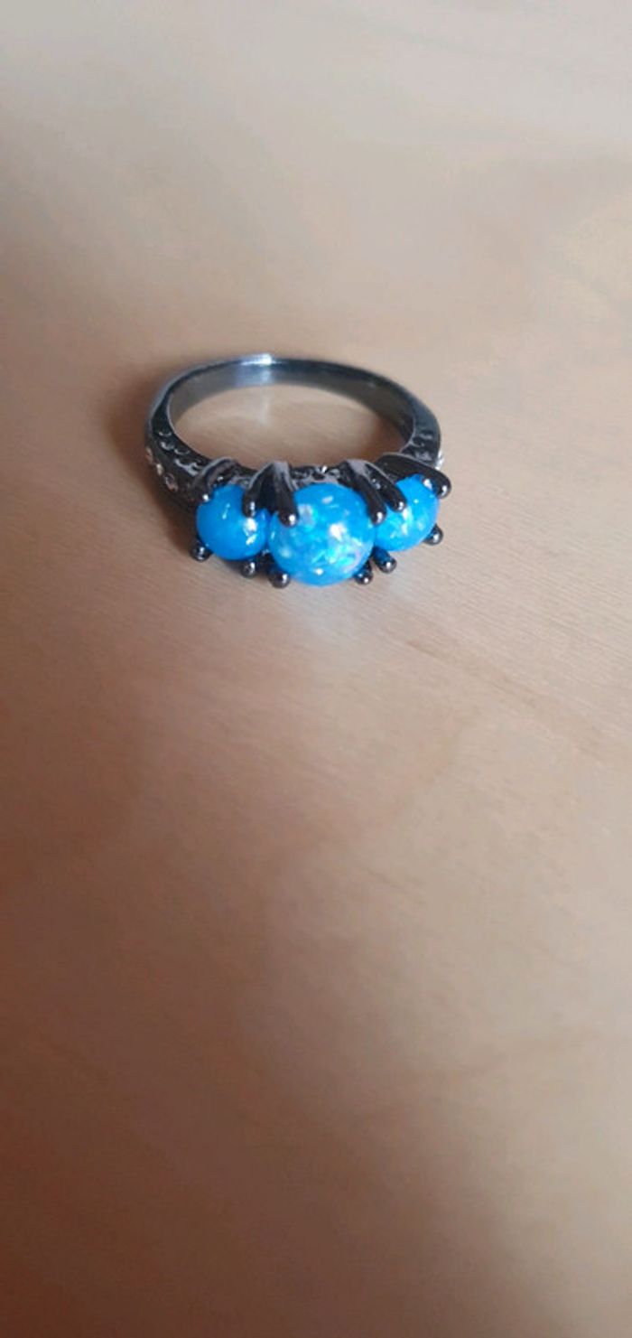 Bague bleu