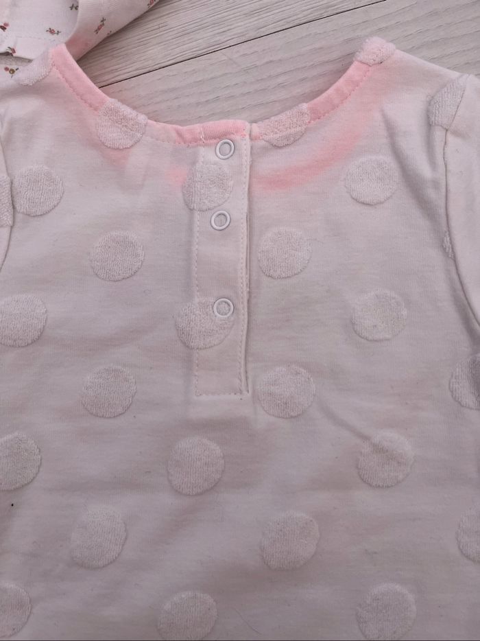 Lot 2 teeshirt manche longues 12mois - photo numéro 7