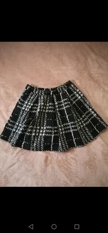 Mini Jupe vintage noir et blanche boohoo