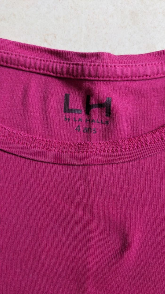 T-shirt manches longues fille 4 ans - photo numéro 3