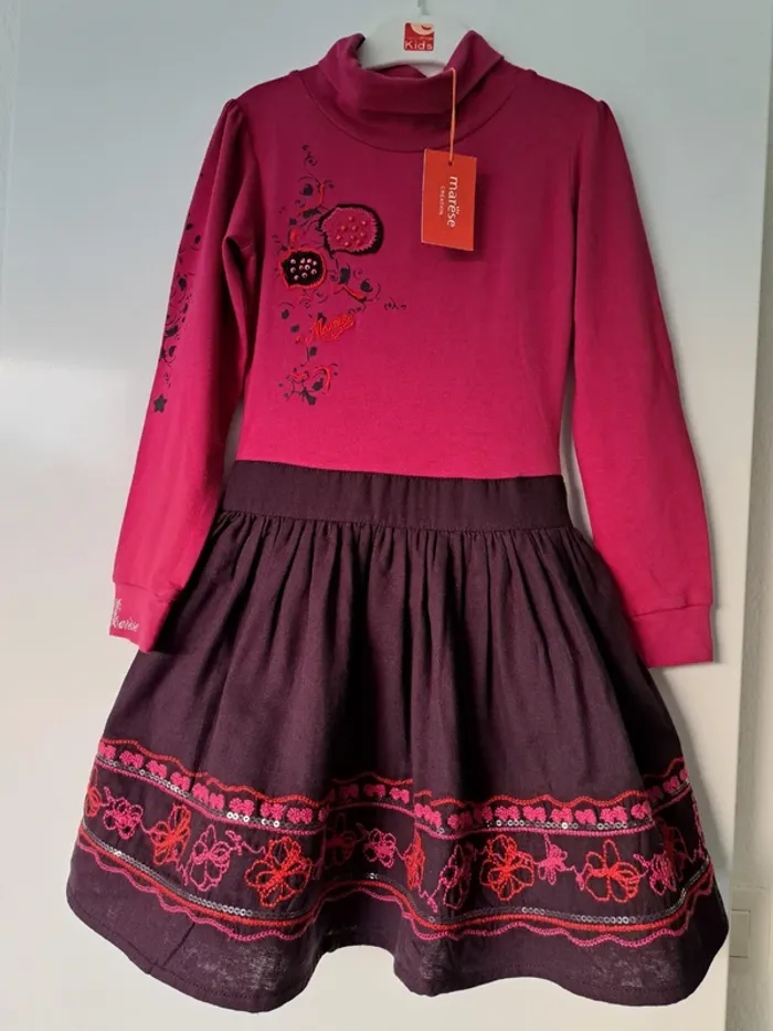 Robe Neuve Etiqueté marque MARÈSE Taille 6 ans
