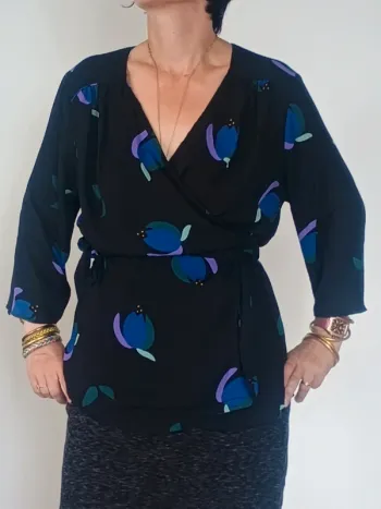 Tunique fluide Kiabi T48 imprimé floral
