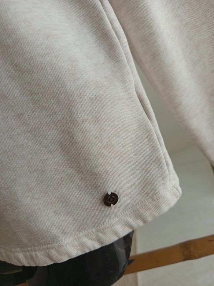 Sweat beige crème et blanc Bonobo taille M - photo numéro 5