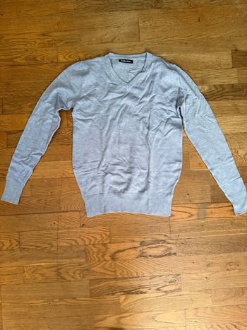 Pull gris clair Excellence