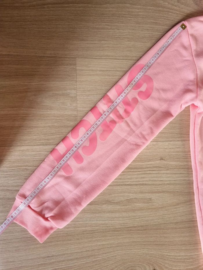 Pull à capuche Stitch monde Disney rose Femme Taille L - photo numéro 7