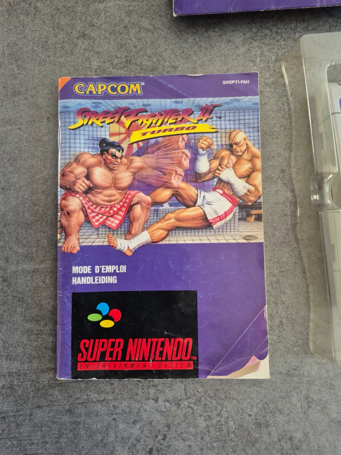 Jeu Street Fighter 2 Turbo Super Nintendo Snes FAH Complet CIB - photo numéro 8