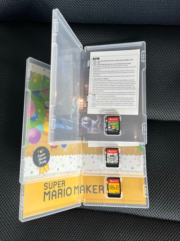 Lot 3 jeux switch mario luigi - photo numéro 3
