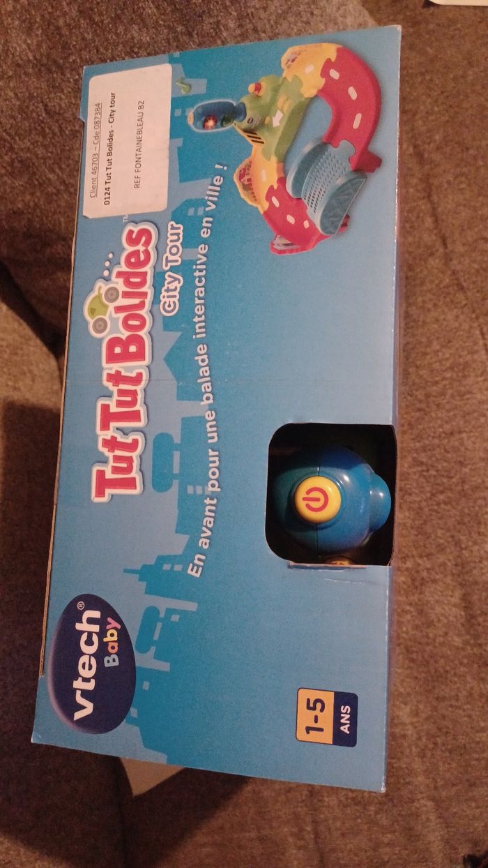 Circuit voiture tut tut bolides vtech baby 1-5 ans neuf - photo numéro 2