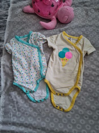 Lots de 2 bodies orchestra 3 mois